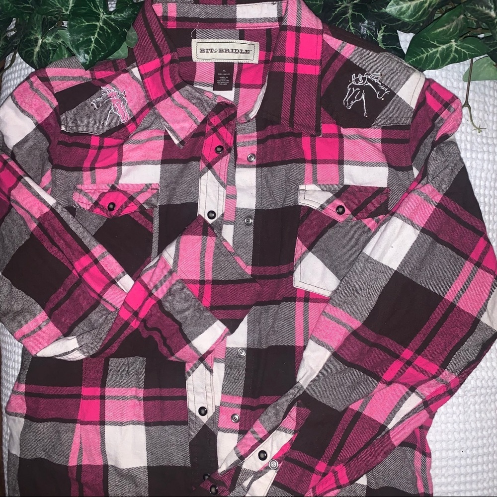 Bit & Bridle flannel - Picture 5 of 6